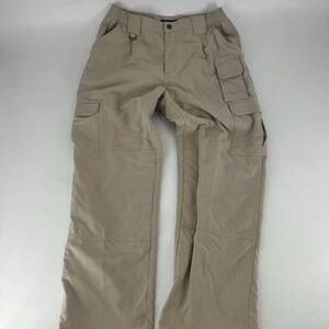 5.11 Tactical Series Men's Cargo Pants Khaki Nylon W L 32 34